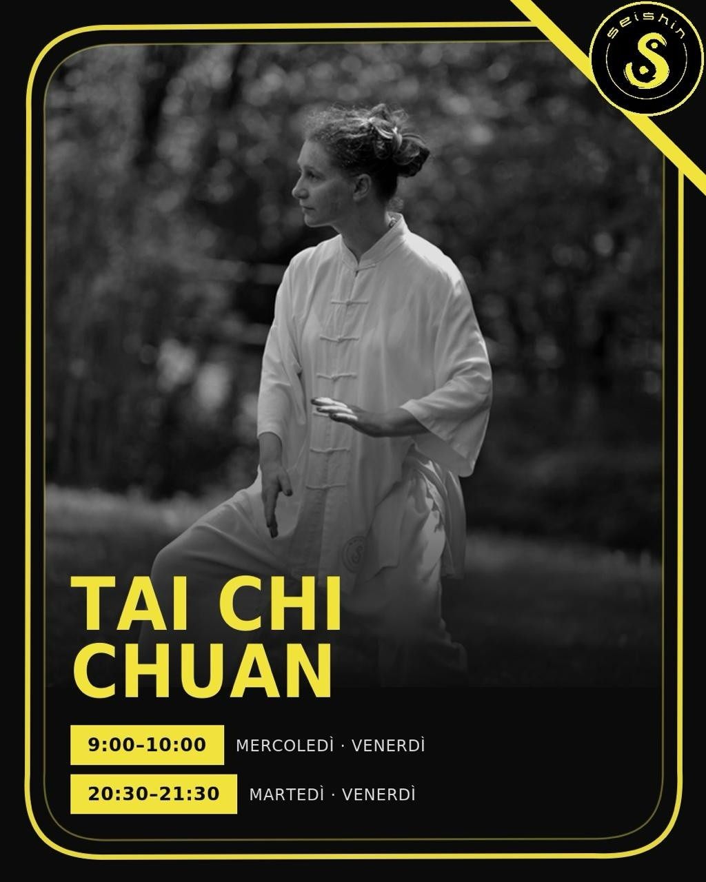 Dal 1 SETTEMBRE ripartono i corsi di TAI CHI CHUAN. 

Perché il Tai Chi Chuan:
🍀per trovare calma e armonia
🍀per migliorare la salute attraverso respiro e movimento consapevole 
🍀per rinforzare la mente e il corpo 

⚡Se ti interessano le Arti Marziali contattaci per una prova gratuita⚡

⛩️Ti aspettiamo al Movida centro fitness di Fara Vicentino (via Astico 61) 

TAI CHI CHUAN
mattino: mercoledì e venerdì 9.00-10.00
Sera: martedì e venerdì 20.30-21.30

📱Info 3925724030
🌐www.seishindojo.eu
🛜Fb seishindojo

  #taijiquan #taichi #kungfu #benessere #breganze #sarcedo #thiene #faravicentino